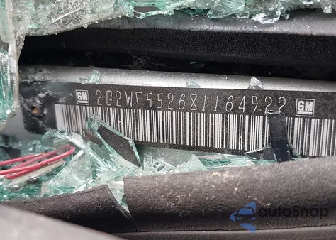 2008 Pontiac Grand Prix from USA, damaged, VIN 2G2WP552681164922